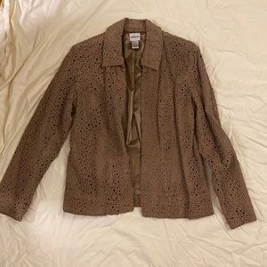 Feminine Taupe Blazer/Jacket